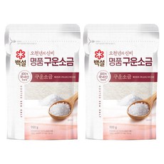 CJ BEKSUL 白雪 五千年的神秘 名品烤鹽, 900g, 2個