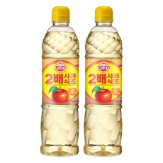 오뚜기 2배 사과식초, 900ml, 2개