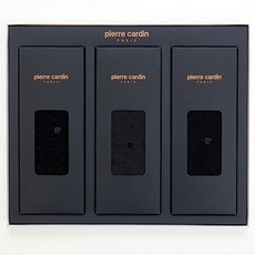pierre cardin 皮爾卡登 男士紳士圓點長襪3雙襪子禮品組 + 提袋