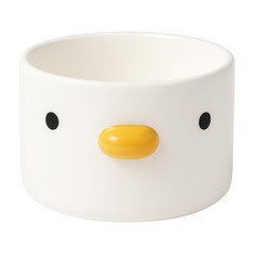 PURROOM 小雞陶瓷食盆 平口 寵物碗 陶瓷碗 狗碗 貓碗 寵物食具, F, 1個