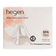 hegen 小山丘防塵奶瓶蓋, 透明色, 1組