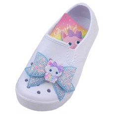 Cocobrain 女童用 閃亮蝴蝶結萬用室內鞋