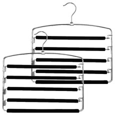 바지걸이 5단 GH35_RD_1201, 블랙, 2개