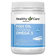 Healthy Care 澳洲深海魚油 Omega-3 膠囊 400顆, 587.2g, 1罐