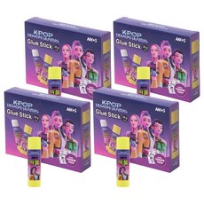 아모스 케이팝 데몬 헌터스 케데헌 헌트릭스 딱풀 25g x 5종 세트, 4세트