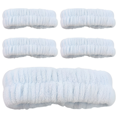 Icores 洗臉帶, 天藍色, 5個