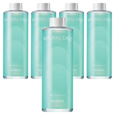 더샘 내추럴 데일리 스킨 클리어링 토너, 5개, 500ml