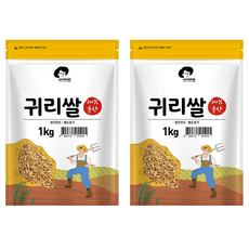 엉클탁 국내산 귀리쌀, 1kg, 2개