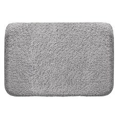 小麥購物 加厚茸絨超強吸水防滑地墊 L1413, 淺灰色