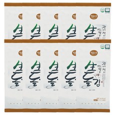 Badasori 沾醬用香烤岩海苔 半切款, 9g, 10包