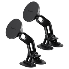 SINJIMORU 車用MagSafe磁吸全景支架, 黑色, 2個