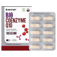 엔젯오리진 바이오 코엔자임큐텐, 30정, 1개