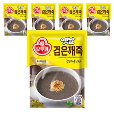 Ottogi 老黑芝麻粥, 80g, 5包