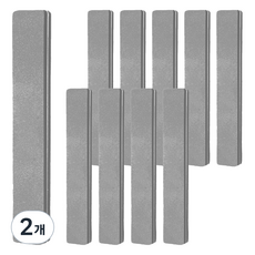 O-ON 拋光海綿磨棒 100/180號 灰色 10入, 2個
