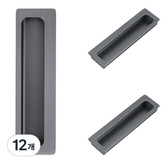 올고르 매립 손잡이 120 실버, 12개
