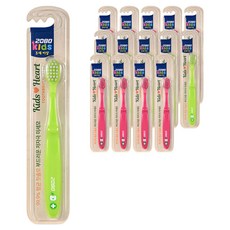 2080 키즈하트 유아 칫솔, 랜덤 발송, 15개입, 2세트