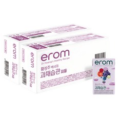 이롬 과채습관 퍼플, 140ml, 48개