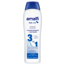 Amalfi 三效全方位洗髮精 750ml 溫和洗淨 不含矽靈, 1瓶