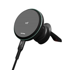 ONPRO MagCar 車用磁吸式無線充電器 15W 63.5 x 63.5 x 35.3cm 70g, 4715219534821, Black