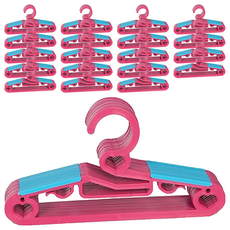 Decor's in Heart 防滑兒童衣架, 粉色, 200個