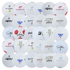 브랜드혼합 골프공 로스트볼 AA급 42.67mm, 화이트, 30개