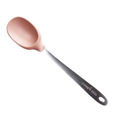 mommy's table 食品級矽膠炒匙 S, 1個, 甜桃色