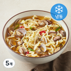 어나더테이블 바지락 폭탄 칼국수 (냉동), 850g, 5개