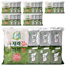 지도표성경 재래식 성경식탁김 4g x 10p + 파래김 4g x 10p, 80g, 6개