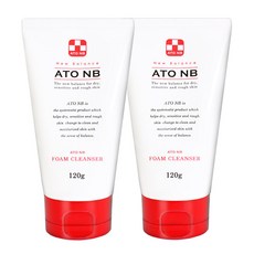 ATO NB 嬰兒洗面乳, 120g, 2條