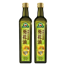 得意的一天 高油酸葵花油 富含維生素E 無添加物 適合高溫烹調, 750ml, 2瓶