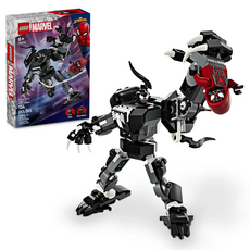 LEGO 樂高 76276 猛毒小機甲 vs. 邁爾斯 Venom Mech Armor vs. Miles Morales, 1盒, 黑色 + 白色 + 紅色