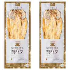 마켓밀러 대관령 건조 황태포, 70g, 2개