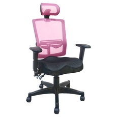 收納王妃 收手透氣辦公椅 台灣製 EL-02, 粉色