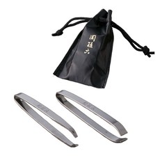 關孫六 拔毛夾 附袋套裝 日本製造 不鏽鋼材質, 1組