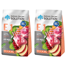 Holistic Recipe SOLUTION 耐吉斯 幼犬用無穀配方乾糧 E1, 活力羊肉餐, 2.04kg, 2袋