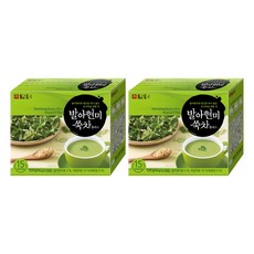 담터 발아현미 쑥차 플러스, 15g, 15개입, 2개