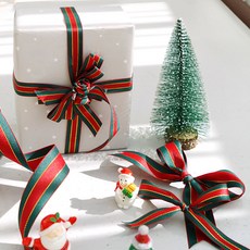 포포팬시 구츄리 리본끈 15mm, 혼합 색상, 1개, 27.4m