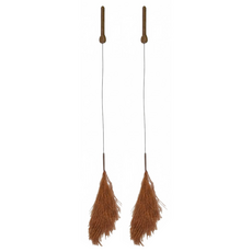 CattyMan 蘆葦逗貓棒, 棕色, 1組