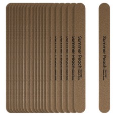 summerpeach 美甲木質磨砂棒 150 / 150, 20個, 黑石榴石