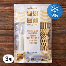 효성어묵 꼬치는 물떡 (냉동), 548g, 3개