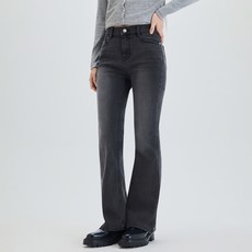 미쏘 여성용 롱/베이직 기장 부츠컷 핏업 데님 바지