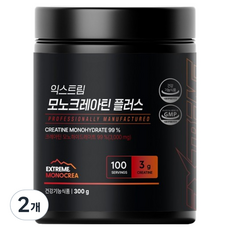 一水肌酸粉Plus, 300g, 2罐