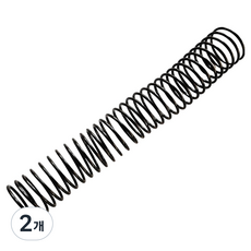 탑피아 길이조절가능 노트 다이어리 스프링, 블랙, 2개, 40mm