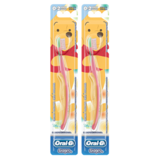 Oral-B 歐樂B Stages第1階段兒童學習牙刷 4~24個月, 顏色隨機, 1入, 2支