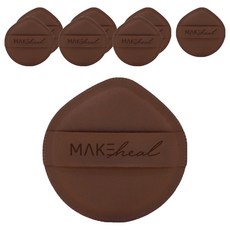 MAKEheal 雲朵澎澎粉撲, 8個, 混合顏色