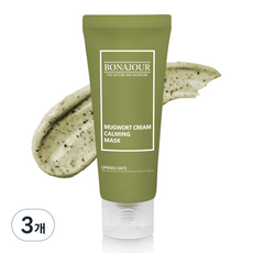 BONAJOUR 艾草霜鎮靜面膜 55g, 1個, 3個