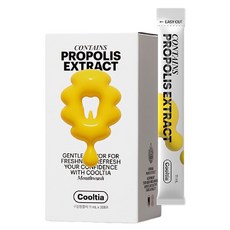 cooltia 蜂膠漱口水隨身包 30條入, 330ml, 1盒