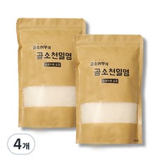 곰소어부 곰소천일염 굵은소금, 4개, 1kg