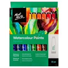 Mont Marte 蒙瑪特 水彩顏料套裝, 12ml, 18色
