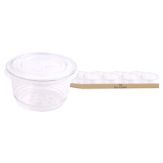 Inp 透明 PET 甜點杯組, 1組, 50入